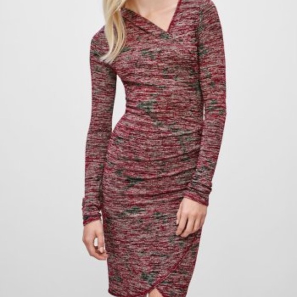 Aritzia Heather Red Bodycon Dress - Picture 9 of 9